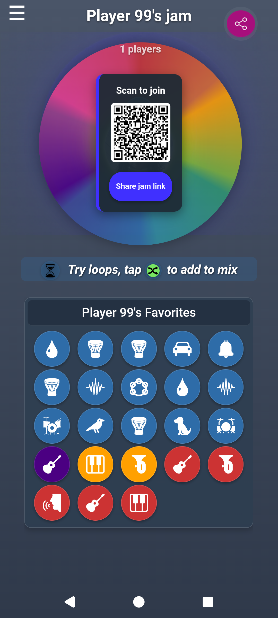 Scan to join a jam