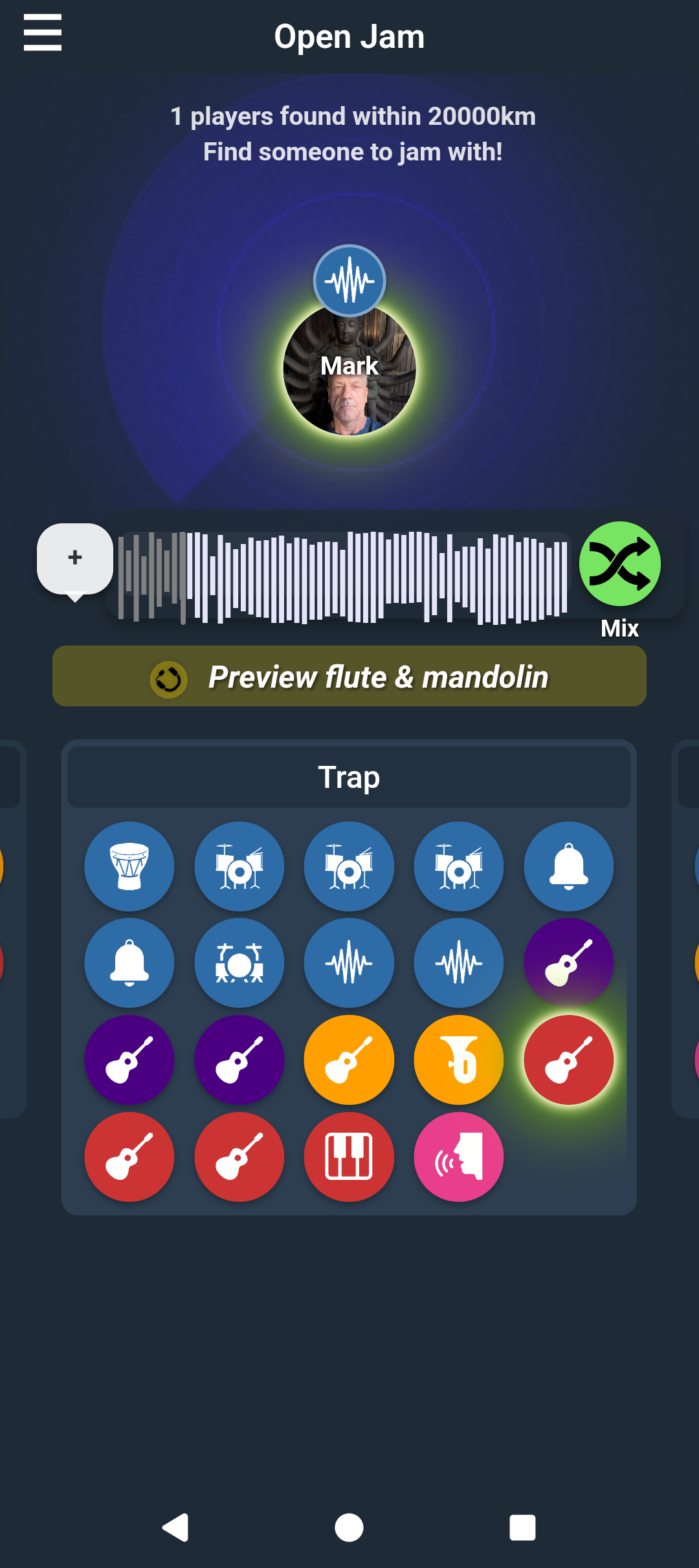 Loop grid in an open jam